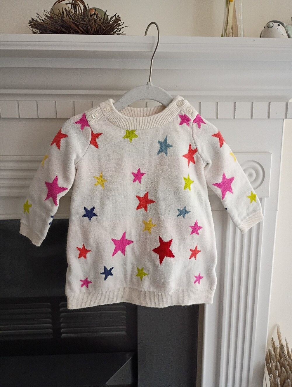 Baby Gap 3-6m Stars Sweater Dress